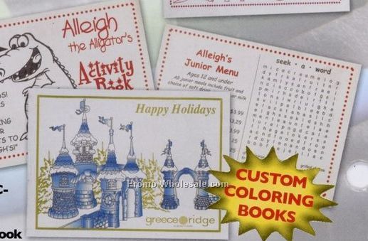 Custom Design Coloring/ Activity Books