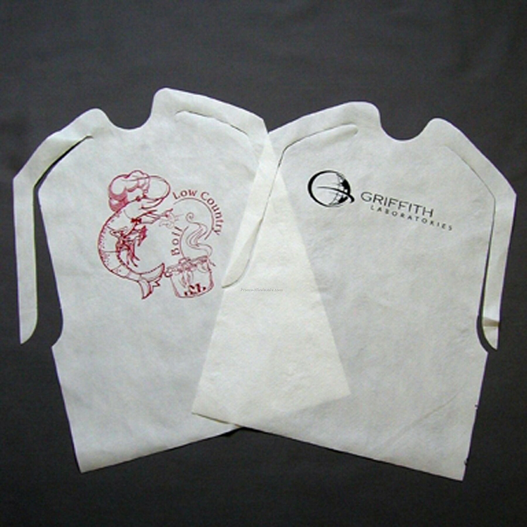 Custom Plastic Disposable Adult Bib