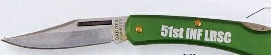 Dakota "mustang" Pocket Knife (Green Handle)