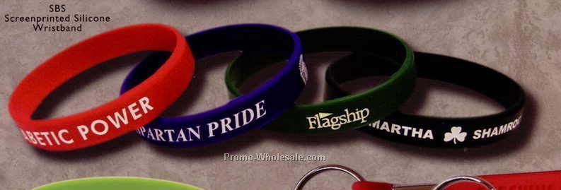 Debossed Silicone Wristband