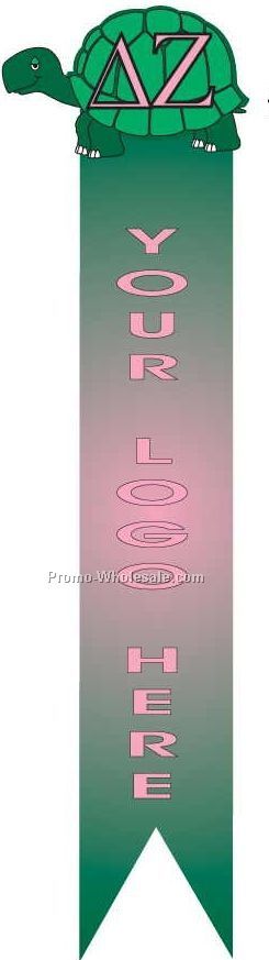 Delta Zeta Sorority Mascot Bookmark W/ Black Back