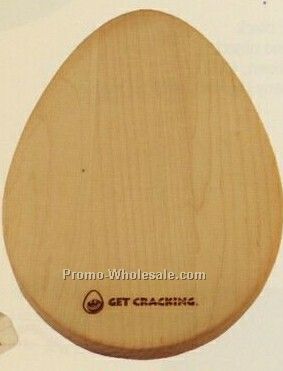 Egg Shaped Wood Cutting Board