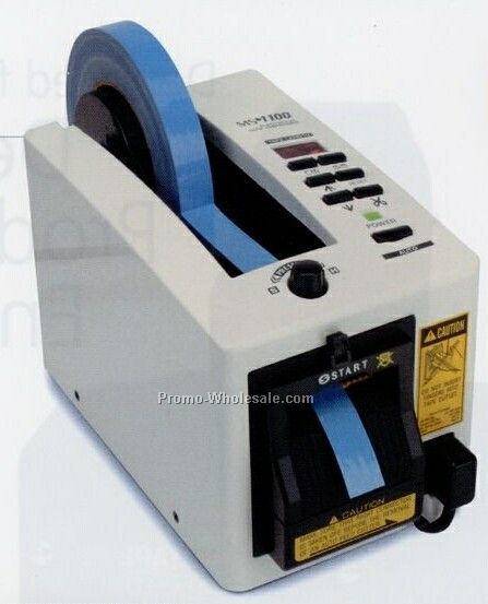 Electronic Narrow Tape Dispenser W/ Safety Guard Cutting Head