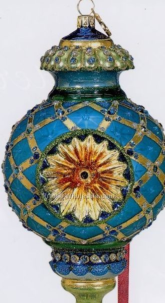 European Blown Glass Ornament Collection/ Jeweled Reflector