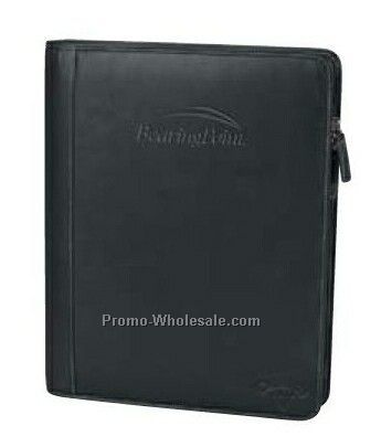 Executive Leather Zippered Padfolio