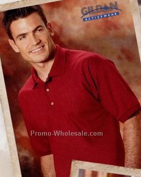 Gildan Activewear Silk Screened Jersey Polo Sport Shirt (S-xl) - Neutrals