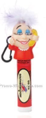 Girl On Telephone Goofy Group Clipz Holder With Lip Balm