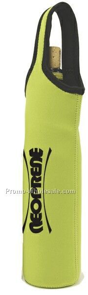 Green Neoprene Bottle Sleeve - Single (5"x17"x3")