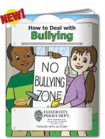 How To Deal With Bullying Coloring Book