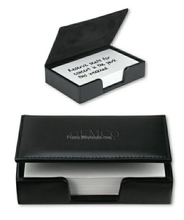 Insight Leather Memo Box