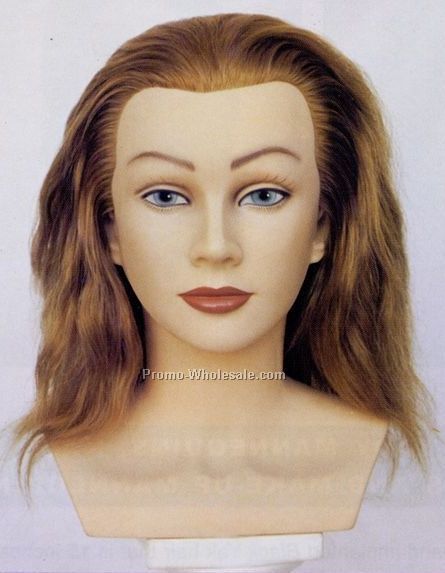 Kate High Fashion Mannequin- 15-18" Light Brown Hair/ Tan Skin Tone