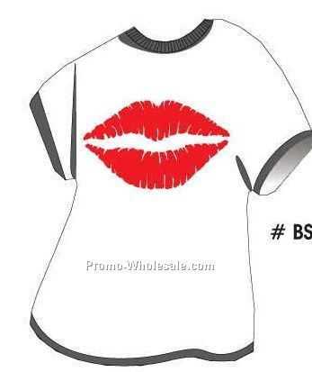 Kiss Acrylic T Shirt Coaster W/ Felt Back