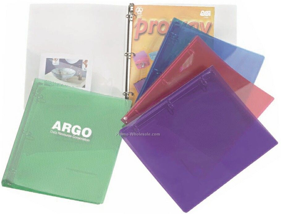 Letter Size Translucent 3 Ring Binder