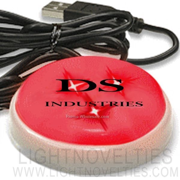 Light Up USB Button (Red)