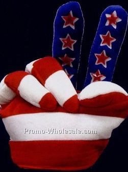 Lighted Patriotic Peace Hat