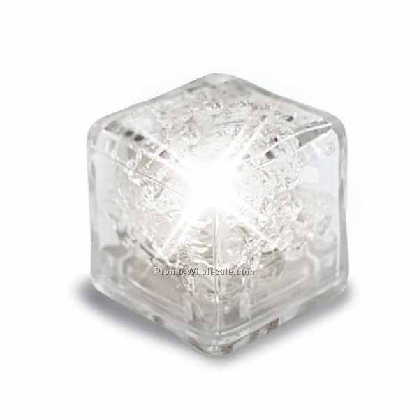 Liquid Activated Light Up Ice Cube (White)