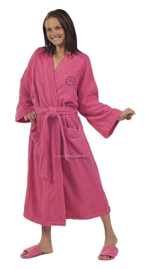 Loop Terry Kimono Robe - 1 Size (Embroidered) Colors