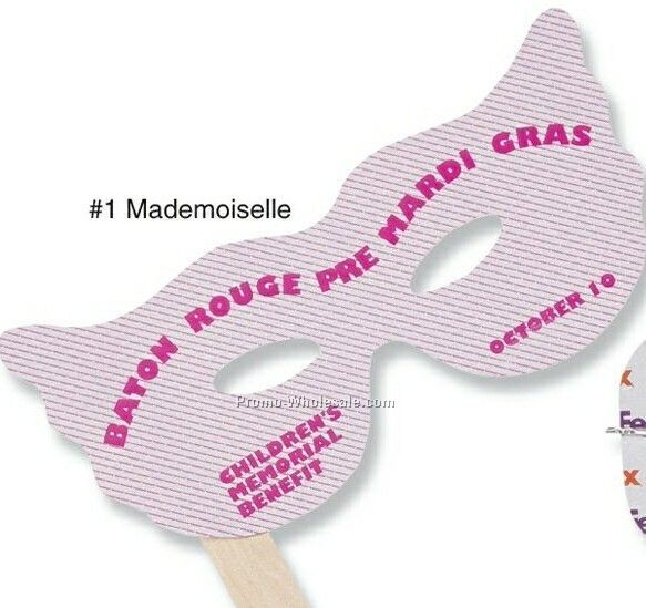 Mademoiselle Mask W/ Stick