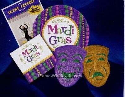 Mardi Gras Themed Party Decoration