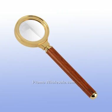 Mini Magnifier - Rosewood Handle (Engraved)