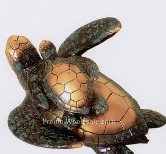 Mother & Child Turtle Figurine