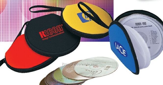 Neoprene CD Holder W/ 12 CD Capacity