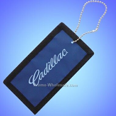 Nylon Luggage Tag - Navy Blue