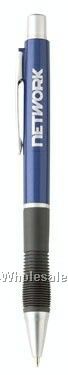 Parisian Retro Metallic Push-action Ballpoint Plastic Pen