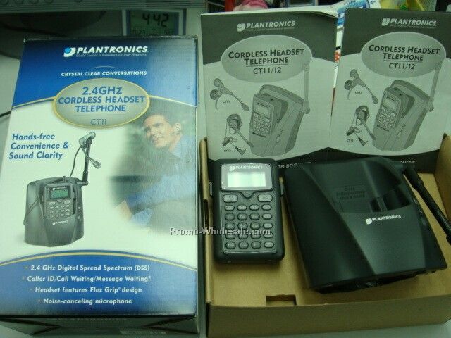 Plantronics *ct11 2.4 Ghz Dss Cordless Phone With Mx150 Headset