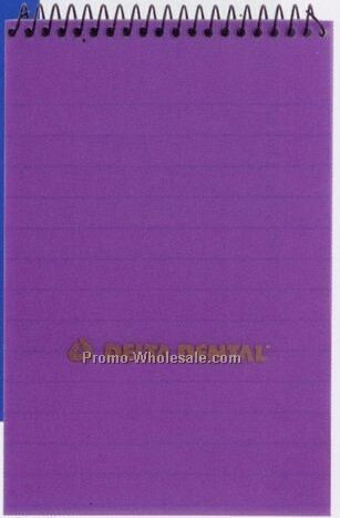 Poly Cover Spiral Bound Memo Book - 4"x6"