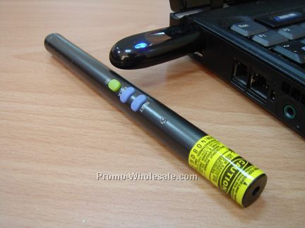 Power Point Green Laser Pointer With Radio Frequency USB Receiver