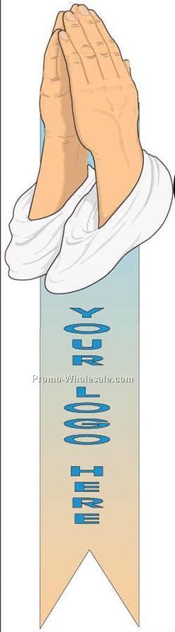 Prayer Hands Bookmark W/ Black Back