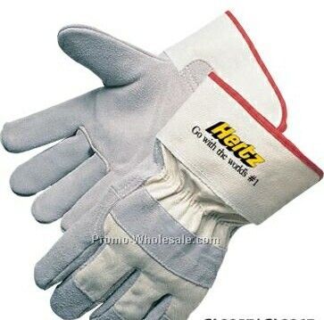 Premium Split Cowhide Leather Work Glove (Large)