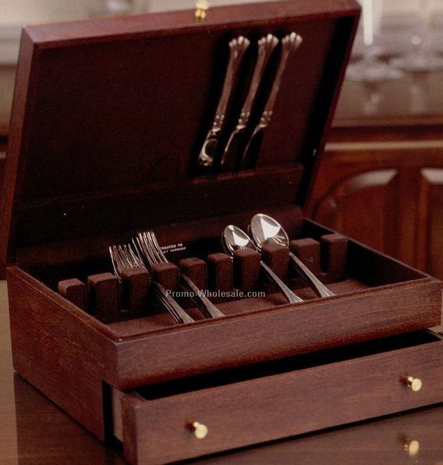 Promotional Flatware Chest/ 120 Piece Capacity