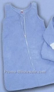 Promotional Fleece Baby Snuggle Sack With Zipper & No Sleeves
