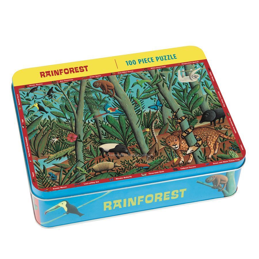 Rainforest Collectible Tin Puzzle