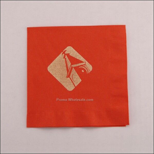 Red 3 Ply Colored Luncheon Napkin
