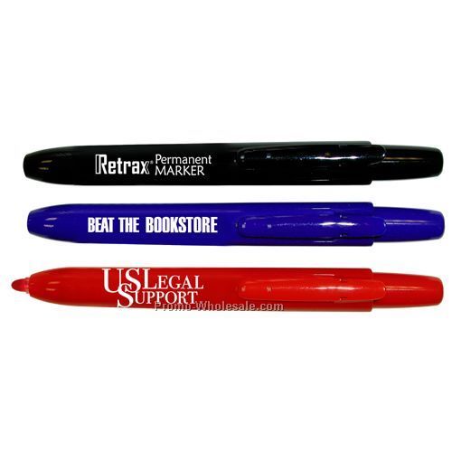 Retrax Retractable Bullet Tip Permanent Marker