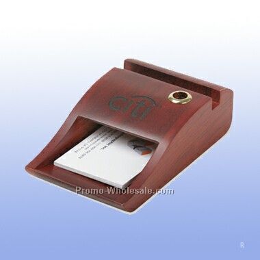 Rosewood Memo Pad Holder (Engraved)