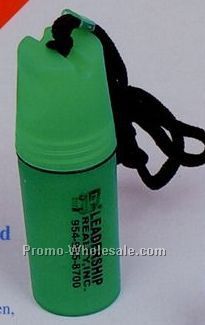 Round Waterproof Container W/ Lanyard