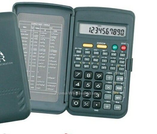 Scientific 10 Digit Calculator W/Constant Chart