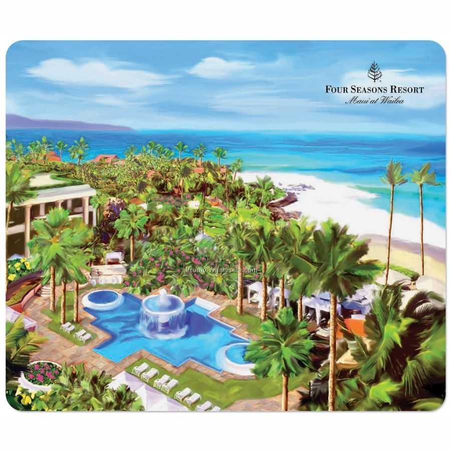 Softtouch Plush Surface Mouse Pad With 1/4" Heavy Duty Base (7-1/2"x8-1/2")