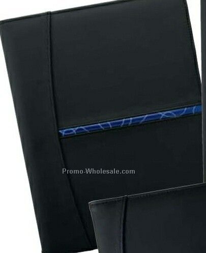 Sovrano Turbino II Folio With Blue Inset 12-1/4"x9-3/4"x3/4"