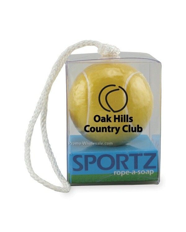 Sportz World Soap On A Rope - Tennis Ball