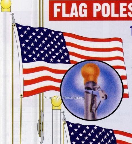 Stock 12' Flag Pole & Hardware