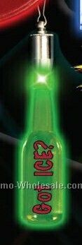 Stock Light-up Pendant - Round Bottle (Red)