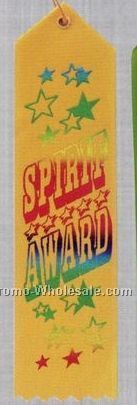 Stock Recognition Ribbon (Card & String) - Spirit Award
