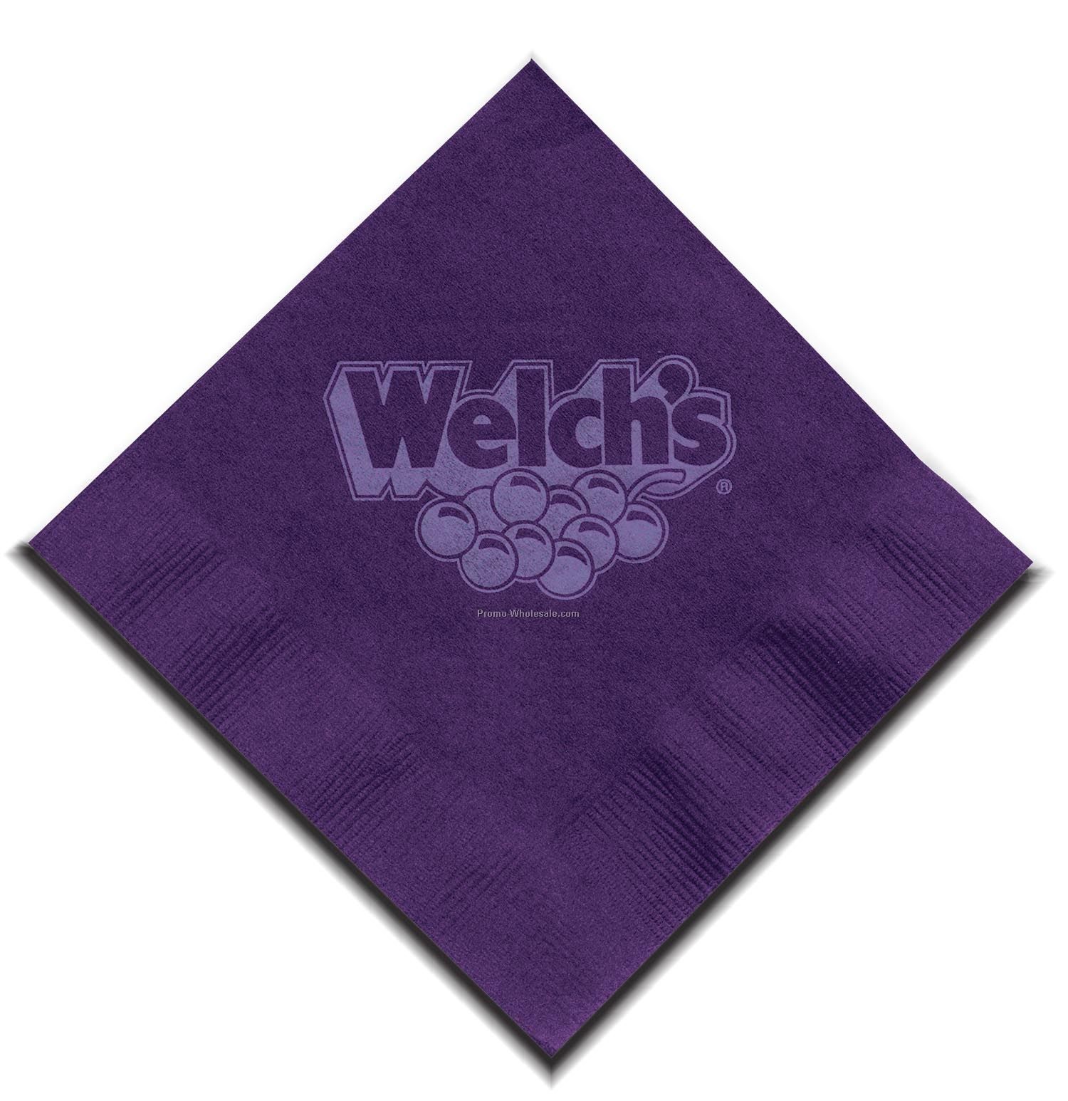 The 500 Line Colorware Purple Beverage Napkins