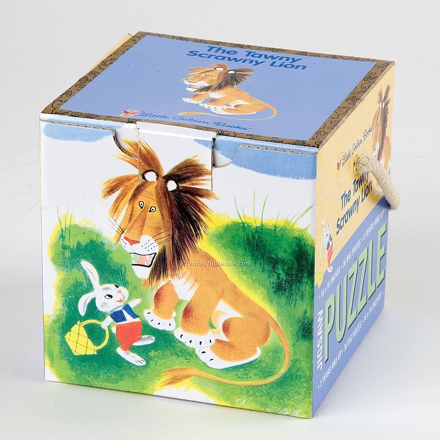 The Tawny Scrawny Lion Mini Cube Puzzle