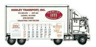 Tractor Trailer Standard Truck Calendar